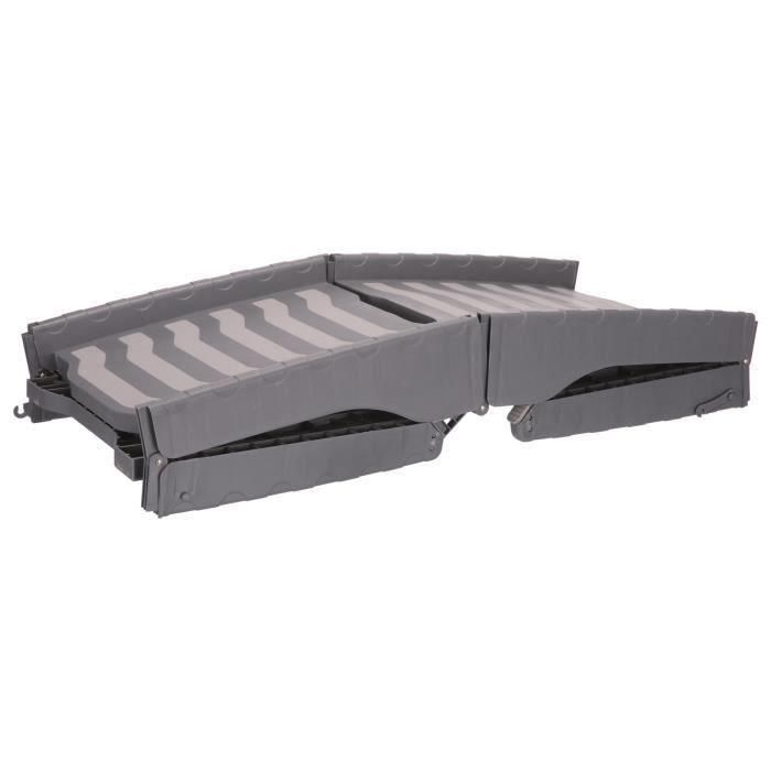 Rampa TRIXIE - 39 x 150 cm - Plástico - Plegable en 3 partes - Gris - Para perros 3 Rampa TRIXIE - 39 x 150 cm - Plástico - Plegable en 3 partes - Gris - Para perros 3