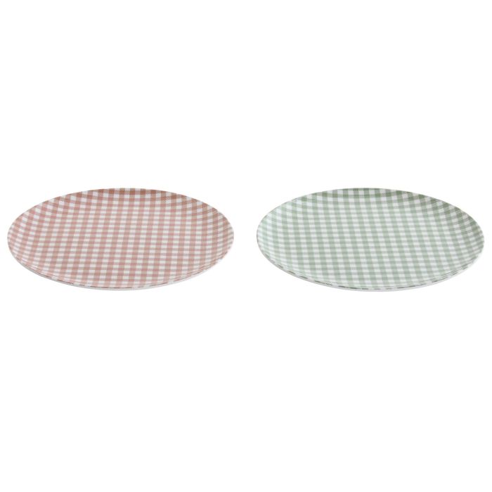 Plato Shabby DKD Home Decor Rosa Azul 20 x 1 x 20 cm (12 Unidades) 1 Plato Shabby DKD Home Decor Rosa Azul 20 x 1 x 20 cm (12 Unidades) 1