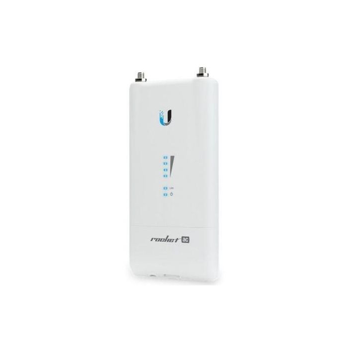 Ubiquiti Networks Rocket 5ac Lite, Punto de Acceso Inalámbrico Wi-Fi 802.11ac, Velocidad 450 Mbps, Puerto Gigabit Ethernet, RP-SMA, Blanco Ubiquiti Networks Rocket 5ac Lite, Punto de Acceso Inalámbrico Wi-Fi 802.11ac, Velocidad 450 Mbps, Puerto Gigabit Ethernet, RP-SMA, Blanco
