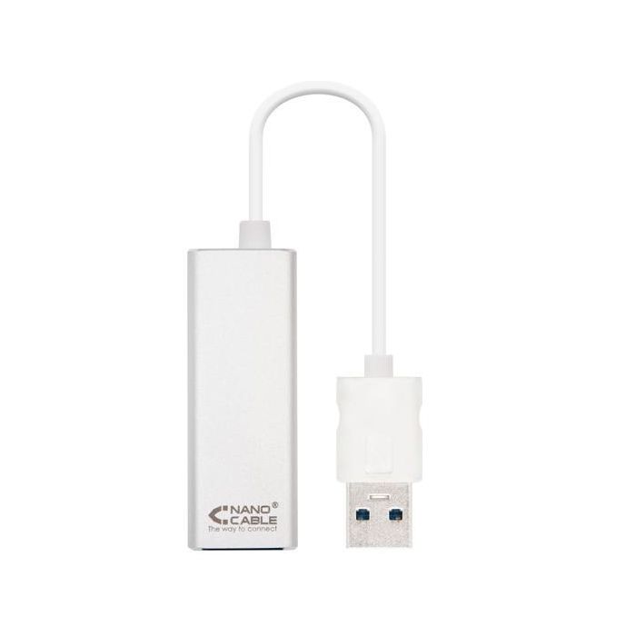 Cable de Red Rígido UTP Categoría 6 NANOCABLE USB 3.0/RJ-45, 0.15m