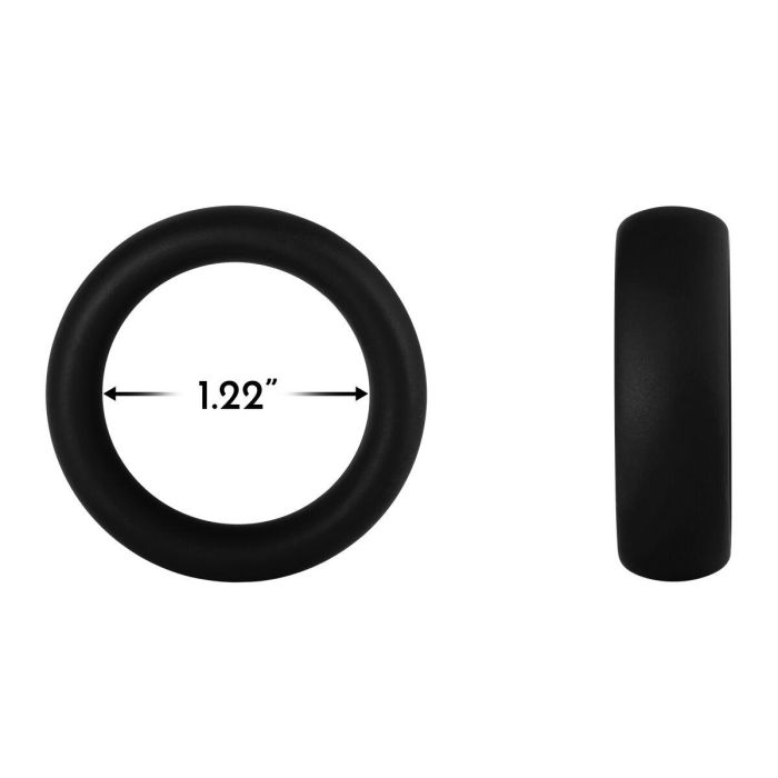 Anillo para el Pene Forto Negro S Ø 40 mm 3 Anillo para el Pene Forto Negro S Ø 40 mm 3