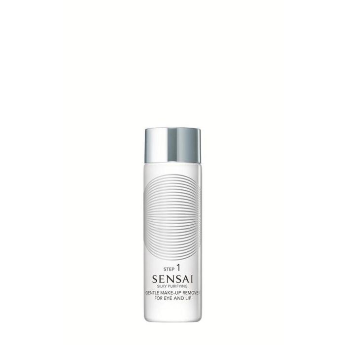 Sensai Silky Purifying Desmaquillante Suave Ojos y Labios para Maquillaje Resistente e Waterproof, Loción 100 ml