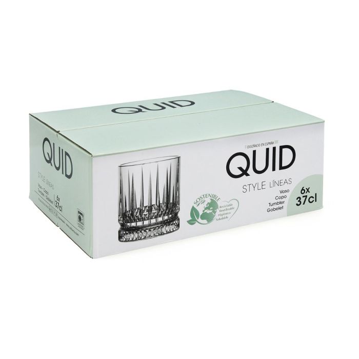 Vaso Bajo Vidrio Style Quid 37 cL 4 Vaso Bajo Vidrio Style Quid 37 cL 4