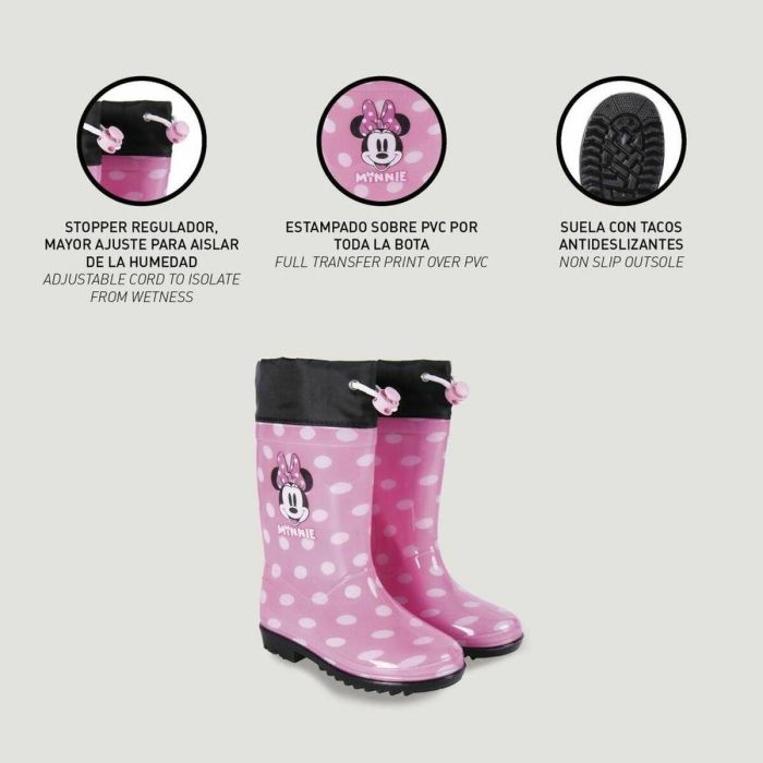 Botas de Agua Infantiles Minnie Mouse 1 Botas de Agua Infantiles Minnie Mouse 1