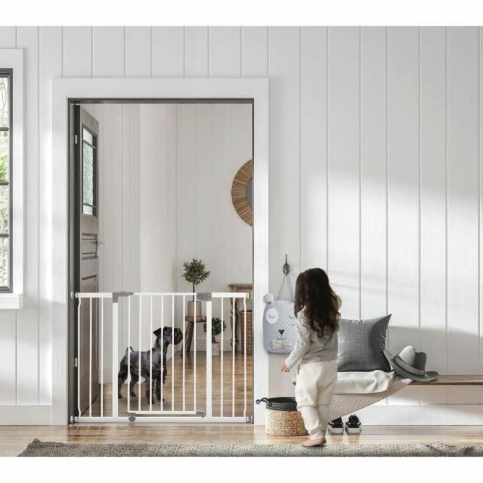 Dreambaby AAAAL83438 Barrera de Seguridad Liberty, 1 Barrera y 2 Extensiones, para Huecos de 126-132,5 cm, Blanco 1 Dreambaby AAAAL83438 Barrera de Seguridad Liberty, 1 Barrera y 2 Extensiones, para Huecos de 126-132,5 cm, Blanco 1
