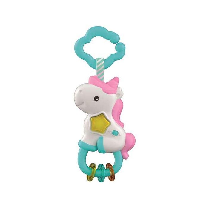 Clementoni Sonajero Unicornio Musical con Sonido 15x22x7cm 7