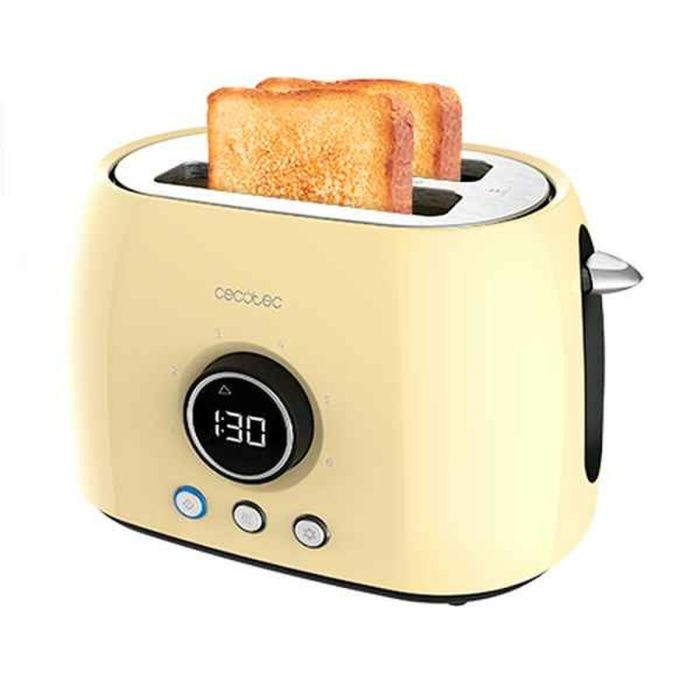 Tostadora Cecotec ClassicToast Double 800 W Amarillo
