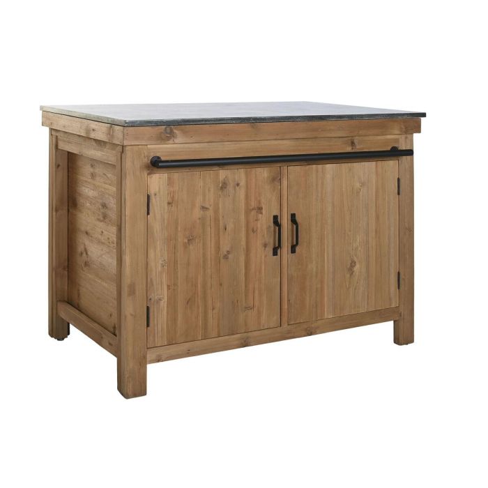Isla Cocina Cottage DKD Home Decor Natural Negro 75 x 90 x 120 cm Isla Cocina Cottage DKD Home Decor Natural Negro 75 x 90 x 120 cm