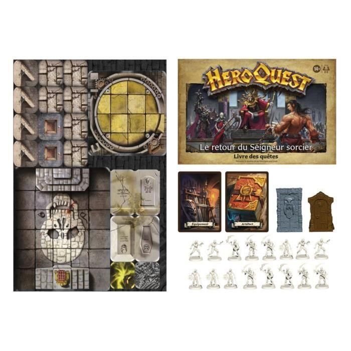 Heroquest, Extensión El regreso del Sucero Lord, de 14 años, requerido el sistema de juego de heroquet - Avalon Hill 3 Heroquest, Extensión El regreso del Sucero Lord, de 14 años, requerido el sistema de juego de heroquet - Avalon Hill 3