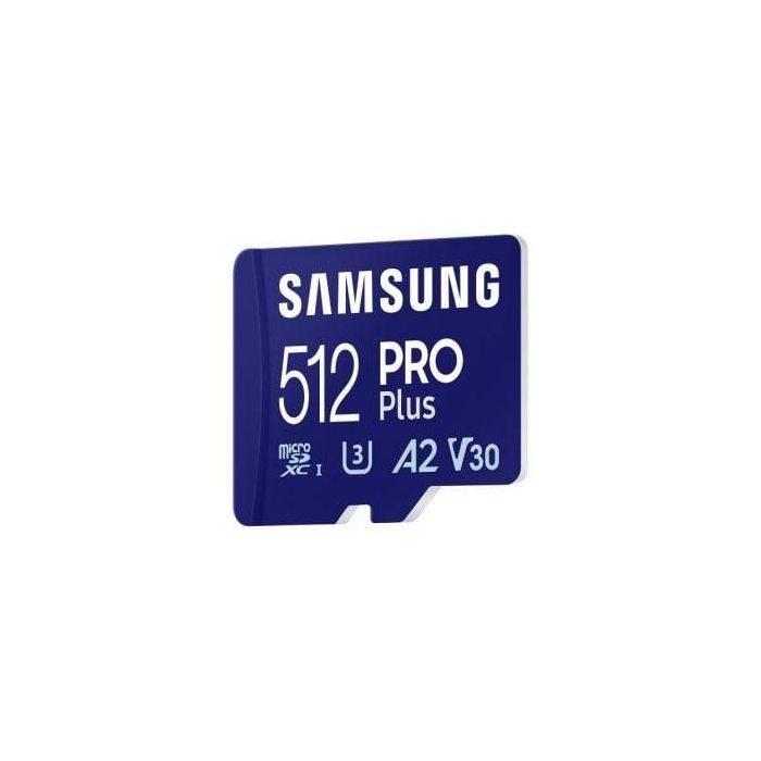 Samsung MB-MD512SA/EU Tarjeta de Memoria microSD PRO Plus 512GB 2023 UHS-I U3 V30 A2 180MB/s lectura 130MB/s escritura 2