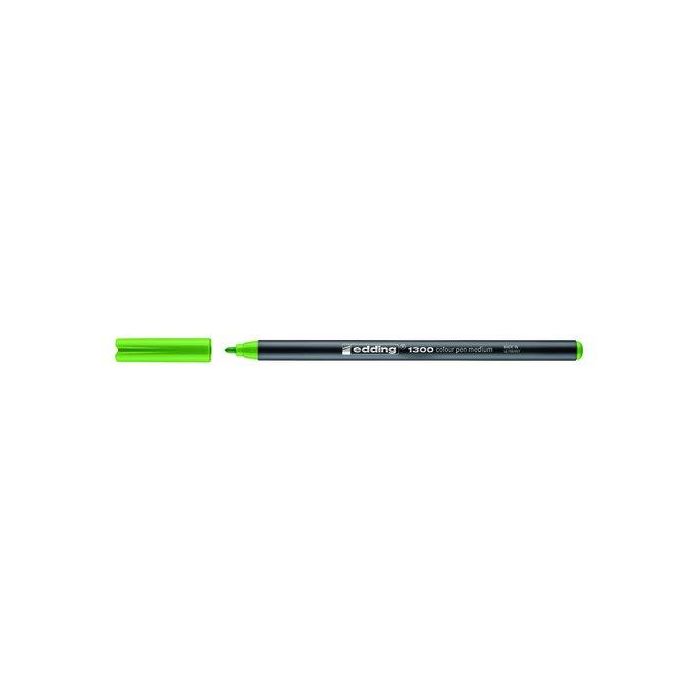 Rotulador Fibra Edding 1300 Verde Claro 10 unidades
