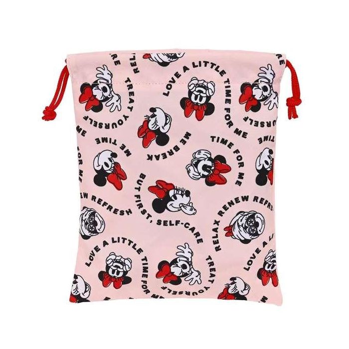 Bolsito de Merienda Minnie Mouse Me time Rosa 1 Bolsito de Merienda Minnie Mouse Me time Rosa 1