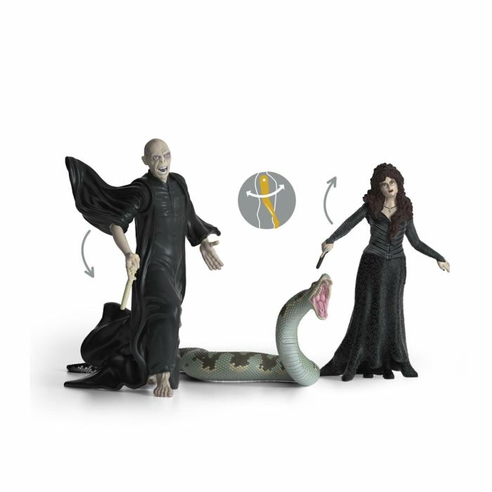 Schleich 42684 Caja de Figuras Coleccionables Harry Potter: Voldemort, Nagini y Bellatrix 6