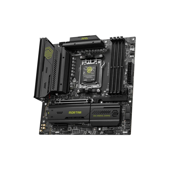 MSI Placa Base MAG B850M MORTAR WiFi AMD AM5 B850 4 DDR5 256GB WiFi 7 Bluetooth 5.4 5G LAN Micro ATX 911-7E61-001 2 MSI Placa Base MAG B850M MORTAR WiFi AMD AM5 B850 4 DDR5 256GB WiFi 7 Bluetooth 5.4 5G LAN Micro ATX 911-7E61-001 2