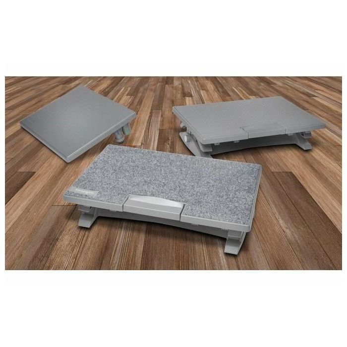 Kensington Reposapiés SmartFit Solemate Pro Ergonómico K50409EU, ajuste de altura y ángulo, mejora postura, gris 3