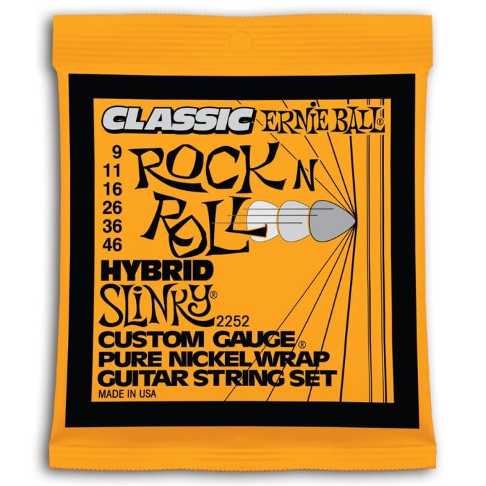 Ernie Ball P.Nickel Hybrid 9-46 Juego de Cuerdas Eléctricas Slinky