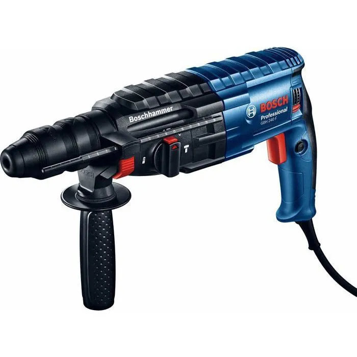 Bosch Taladro Percutor GBH 240 F 790W con Cable SDS-plus Accesorios Incluidos 2 Bosch Taladro Percutor GBH 240 F 790W con Cable SDS-plus Accesorios Incluidos 2
