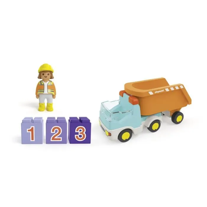 Playmobil Camión Volquete 71685 Junior, Juguete para Niños a Partir de 12 Meses 5