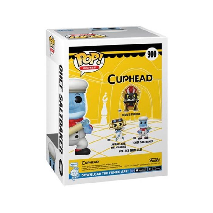 Funko Pop Cuphead Chef Saltbaker 61418 2 Funko Pop Cuphead Chef Saltbaker 61418 2