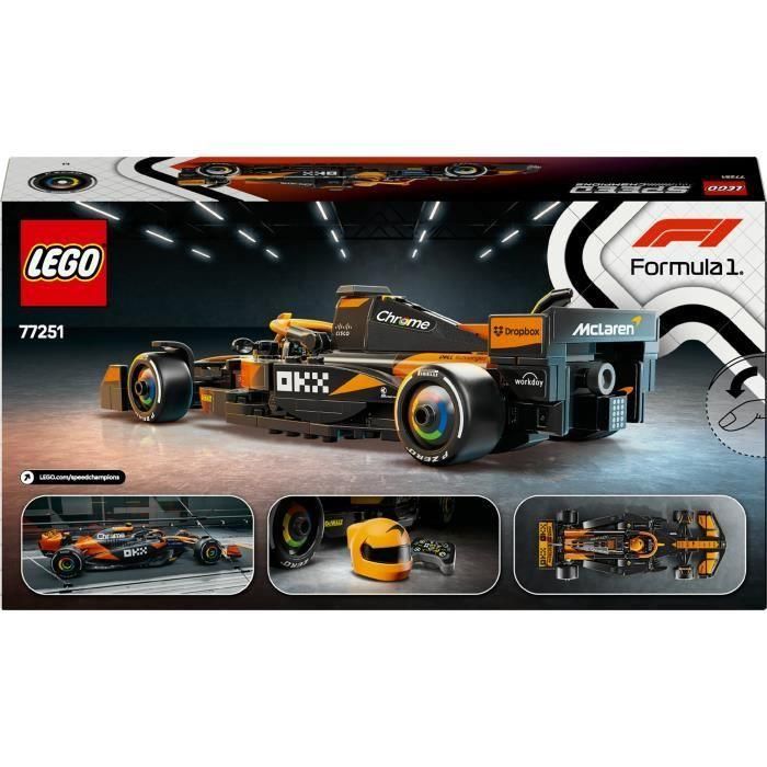 LEGO 77251 Speed Champions McLaren MCL38 F1 Coche de Carreras - Set de Construcción para 10+ Años 5