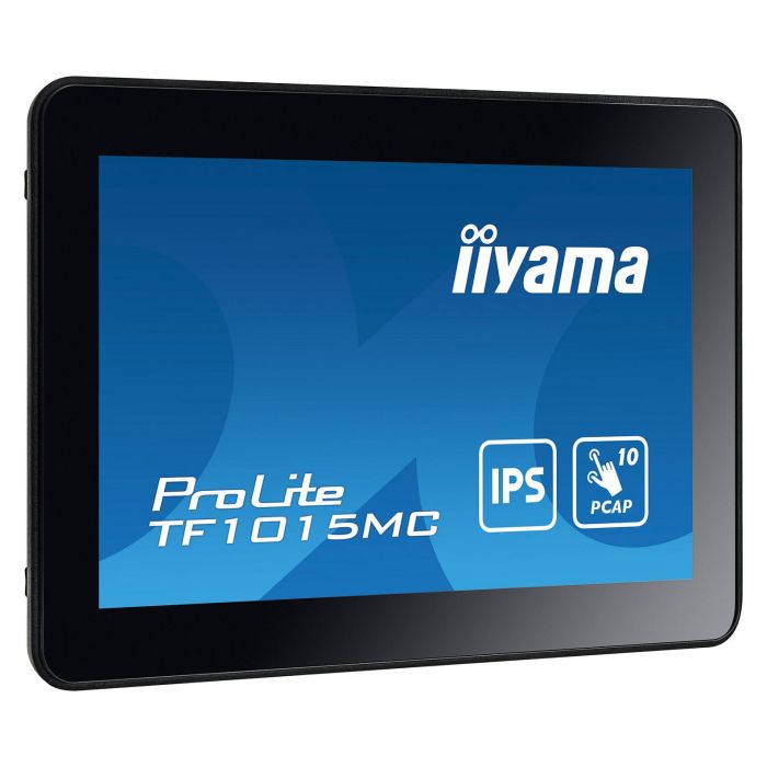 Iiyama TF1015MC-B3 Monitor táctil IPS 25.7cm (10.1") 1280x800 16:10 75Hz 500 nits HDMI+DP+USB Ethernet IP65 Negro