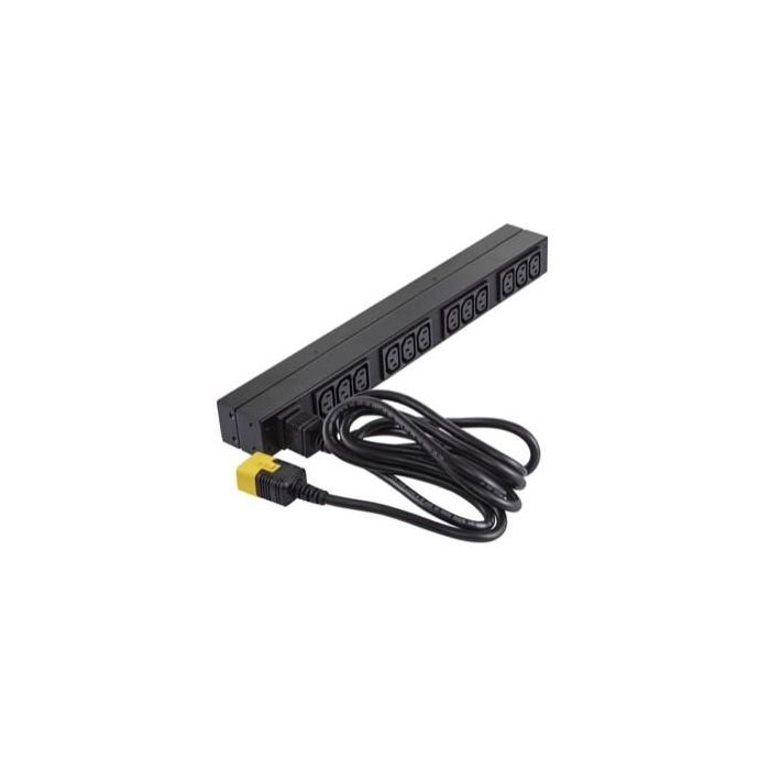 APC AP9565 Rack PDU Basic 1HE 230V Monofásico 12 Salidas C13 Horizontal/Vertical Negro 19