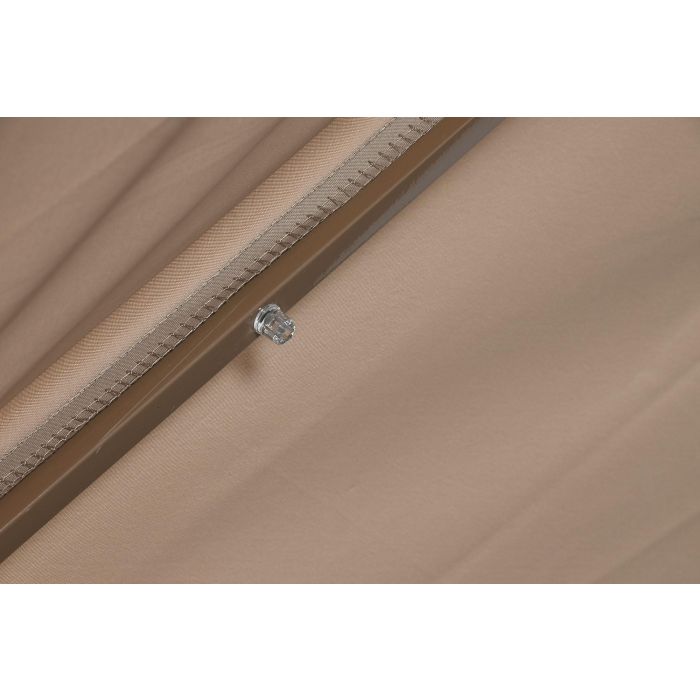 Parasol Terraza Y Jardin DKD Home Decor Beige Champan 350 x 280 x 286 cm 9
