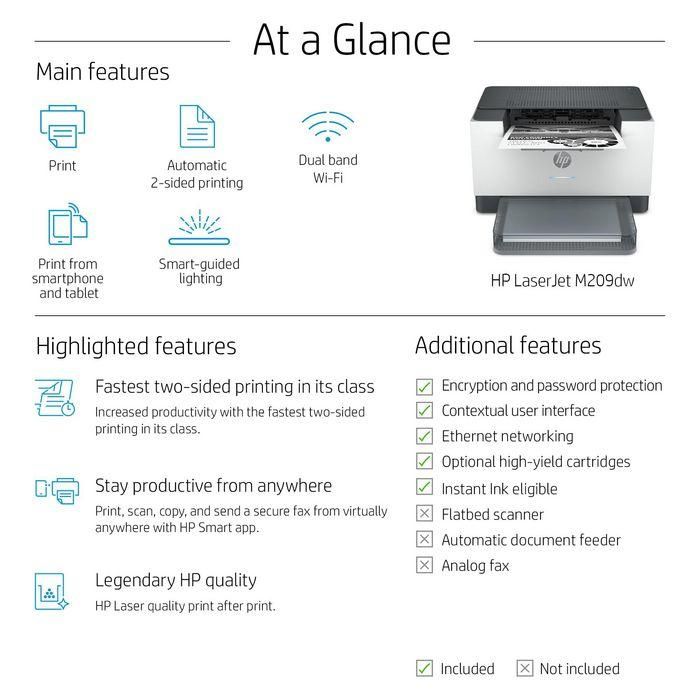 HP LaserJet M209dw Printer 4 HP LaserJet M209dw Printer 4