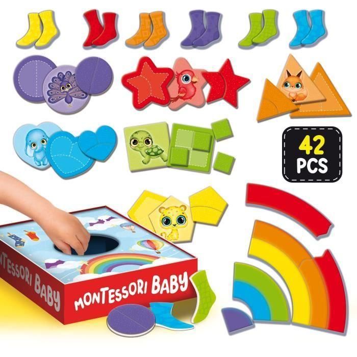 Colección Bebé - juegos de aprendizaje - basados en el método Montessori - LISCIANI 3 Colección Bebé - juegos de aprendizaje - basados en el método Montessori - LISCIANI 3