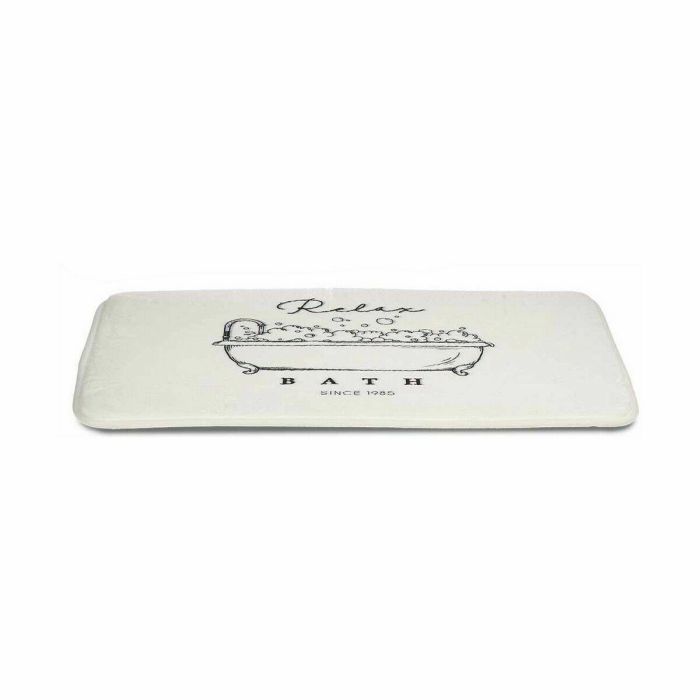 Alfombra de baño Relax Bath Blanco 40 x 1,5 x 60 cm (12 Unidades) 1