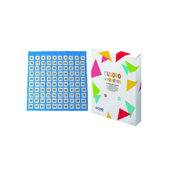 Dohe Caja Cuadro de Números 1019 - Material Matemático para Aritmética y Sentido Numérico a Partir de 6 Años