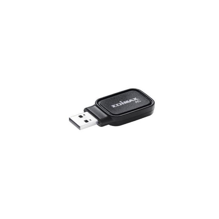 Edimax Adaptador USB Wi-Fi Dual Band AC600 802.11ac (433Mbps en 5GHz) y Bluetooth 4.0 LE para PC
