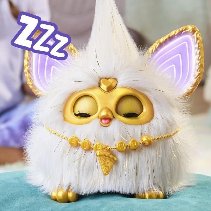 Hasbro HASG1938FA0 Furby Golden Glow, Peluche Interactivo que Brilla en la Oscuridad, Juguete Activado por Voz para Niños +6 Años 5 Hasbro HASG1938FA0 Furby Golden Glow, Peluche Interactivo que Brilla en la Oscuridad, Juguete Activado por Voz para Niños +6 Años 5