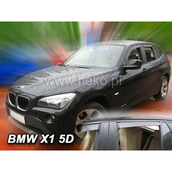 Heko HO11146 Deflectores de Ventana Traseros BMW X1 E84 5D 2009-2016 Kit Plexiglás Ahumado Calidad Premium 1