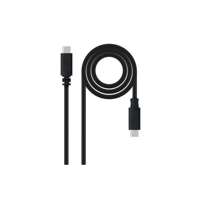 Nanocable 10.01.2301-L150 Cable USB 2.0 Tipo-C Macho-Macho, 1.5m Negro, Carga 3A, 480Mbps, Compatible Thunderbolt 3 1 Nanocable 10.01.2301-L150 Cable USB 2.0 Tipo-C Macho-Macho, 1.5m Negro, Carga 3A, 480Mbps, Compatible Thunderbolt 3 1