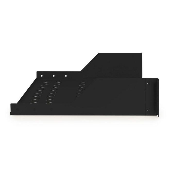 Digitus 2U fixed shelf for racks from 450 mm depth 88x482x349 mm, up to 25 kg, black (RAL 9005) 3 Digitus 2U fixed shelf for racks from 450 mm depth 88x482x349 mm, up to 25 kg, black (RAL 9005) 3