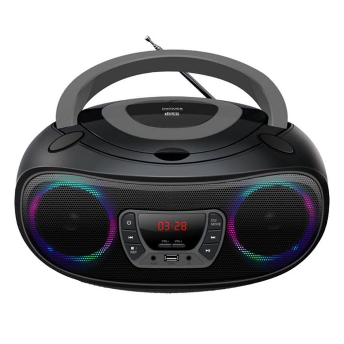 Radio CD Bluetooth MP3 Denver Electronics TCL-212BT GREY 4W Gris Negro/Gris Radio CD Bluetooth MP3 Denver Electronics TCL-212BT GREY 4W Gris Negro/Gris