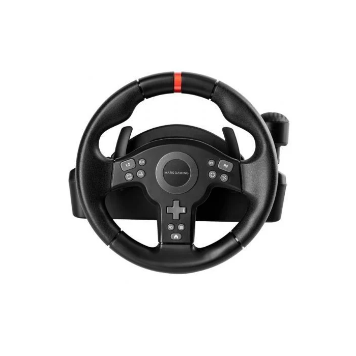 Mars Gaming MWH-RSXONE Volante SimRacing 270° con Palanca Secuencial, Pedalera XL y Vibración DriveSense para PC, PS3, PS4, Switch, Xbox One y Series X/S 1