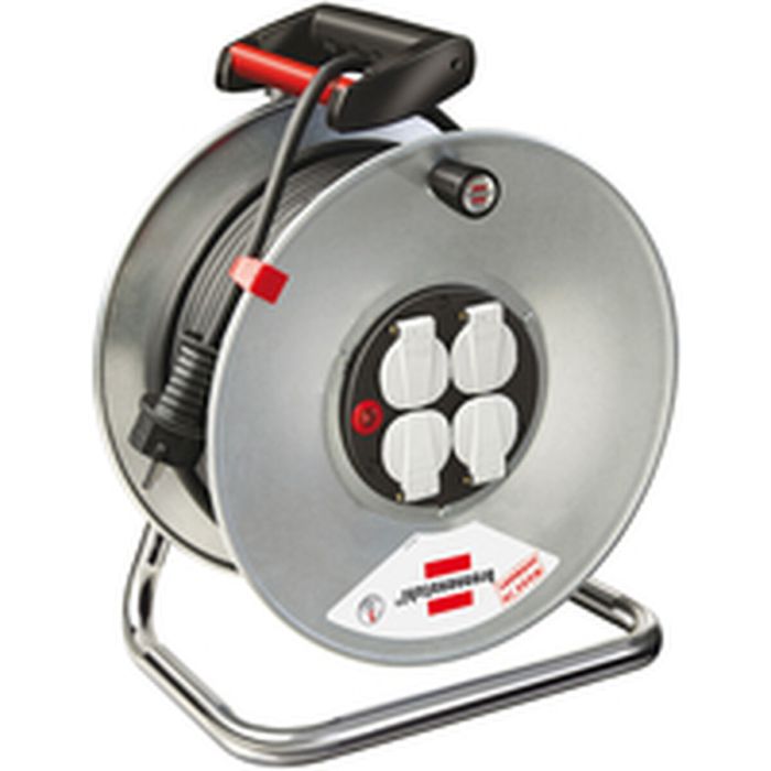 Enrollacables Brennenstuhl Garant® S 4 E IP20 H05VV-F 50 m 3 x 1,5 mm 4 Enchufes 3 Enrollacables Brennenstuhl Garant® S 4 E IP20 H05VV-F 50 m 3 x 1,5 mm 4 Enchufes 3