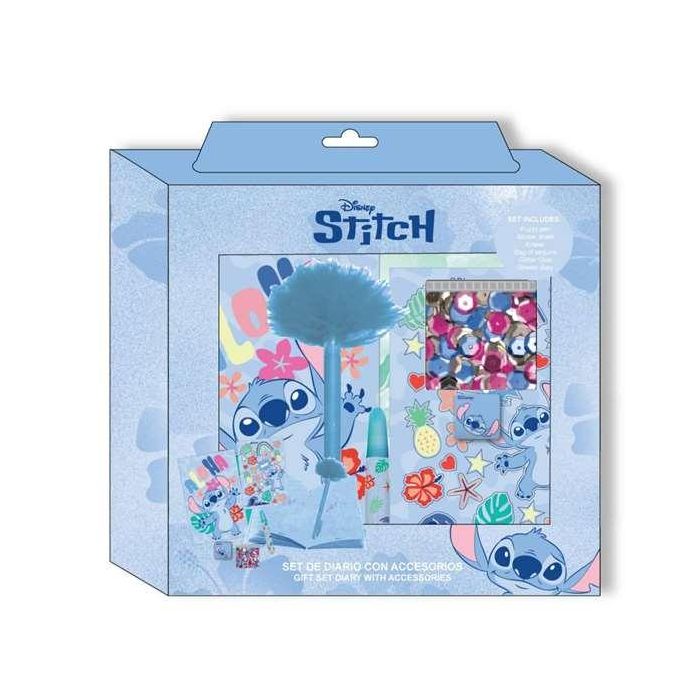 Cerdá Diario Set Stitch 23.5 x 25.0 x 5.5 cm Multicolor para Niños +3 Años Cerdá Diario Set Stitch 23.5 x 25.0 x 5.5 cm Multicolor para Niños +3 Años