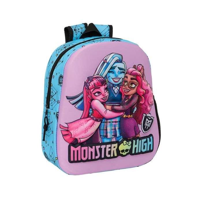 Safta Mochila 3D Monster High 27x33x10cm 4