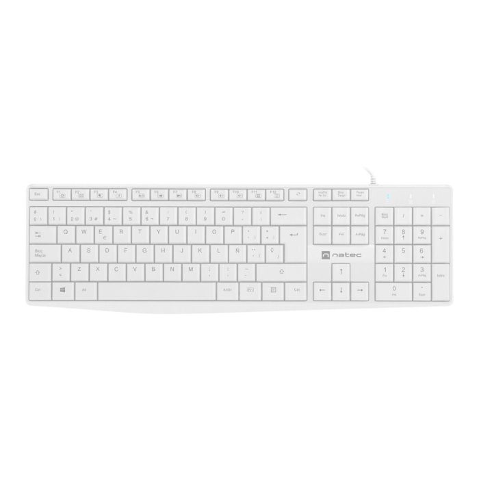 Teclado Natec NAUTILUS SLIM Qwerty Español 2 Teclado Natec NAUTILUS SLIM Qwerty Español 2