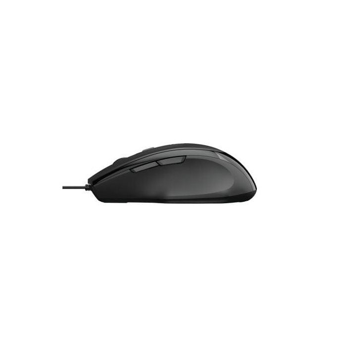 Trust 23650 Ratón óptico Voca con cable, diseño ergonómico y 2400 DPI, plug-and-play para PC y portátil 2