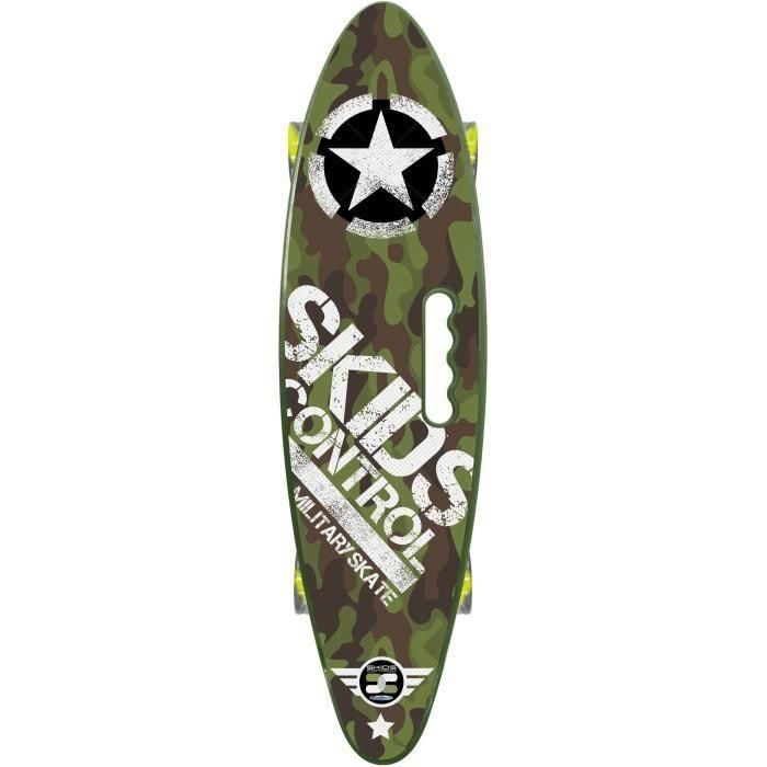 Stamp Monopatín Skids Control 24x7 (61x18 cm) Mango Militar, Ruedas PU 60x45mm, Rodamiento ABEC 7, Antideslizante, Asa Transporte Stamp Monopatín Skids Control 24x7 (61x18 cm) Mango Militar, Ruedas PU 60x45mm, Rodamiento ABEC 7, Antideslizante, Asa Transporte