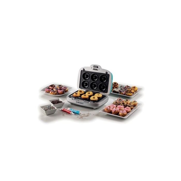 Ariete 1972/01 Sandwichera 3 en 1 Party Time para Donuts y Cupcakes, Azul 3