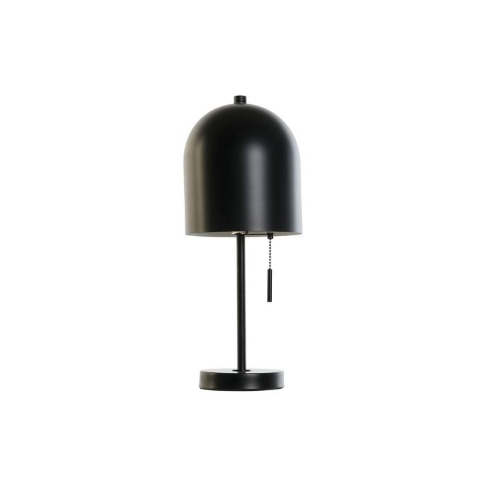 DKD Home Decor Lámpara de Sobremesa Urban Seta de Metal Negra E27 50W 18x18x44 cm DKD Home Decor Lámpara de Sobremesa Urban Seta de Metal Negra E27 50W 18x18x44 cm