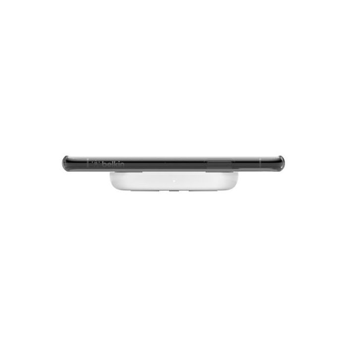 Belkin WIA001VFWH Cargador inalámbrico de auto para teléfono móvil con carga rápida Quick Charge 3.0, Blanco 4