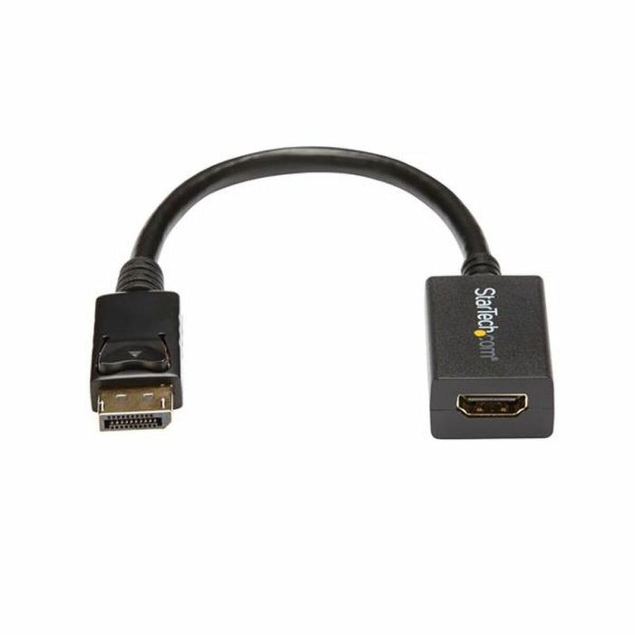 Adaptador DisplayPort a HDMI Startech DP2HDMI2 Negro 0 Adaptador DisplayPort a HDMI Startech DP2HDMI2 Negro 0