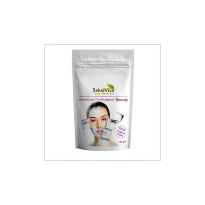 Salud Viva Levadura Nutricional Beauty 125g Vegan: Fuente de Vitaminas B, Cromo, Hierro, Selenio, Potasio y Zinc