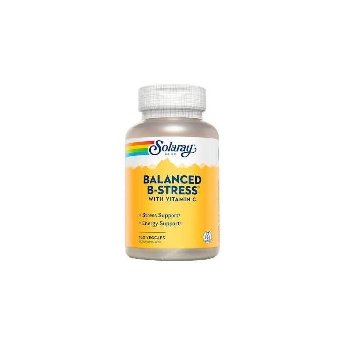 SOLARAY B-Stress Equilibrio Nutricional Vitaminas B 100 Cápsulas
